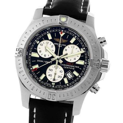 how do you know if a breitling watch is real|copy breitling colt chronograph watch.